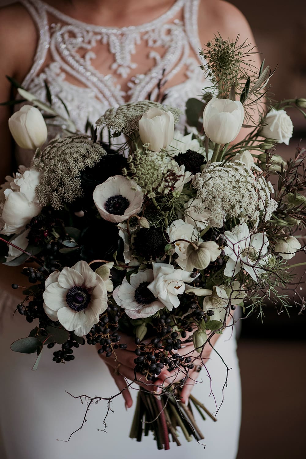 Striking Black & Forest Green Wedding Inspiration | Photography: New Black Studios