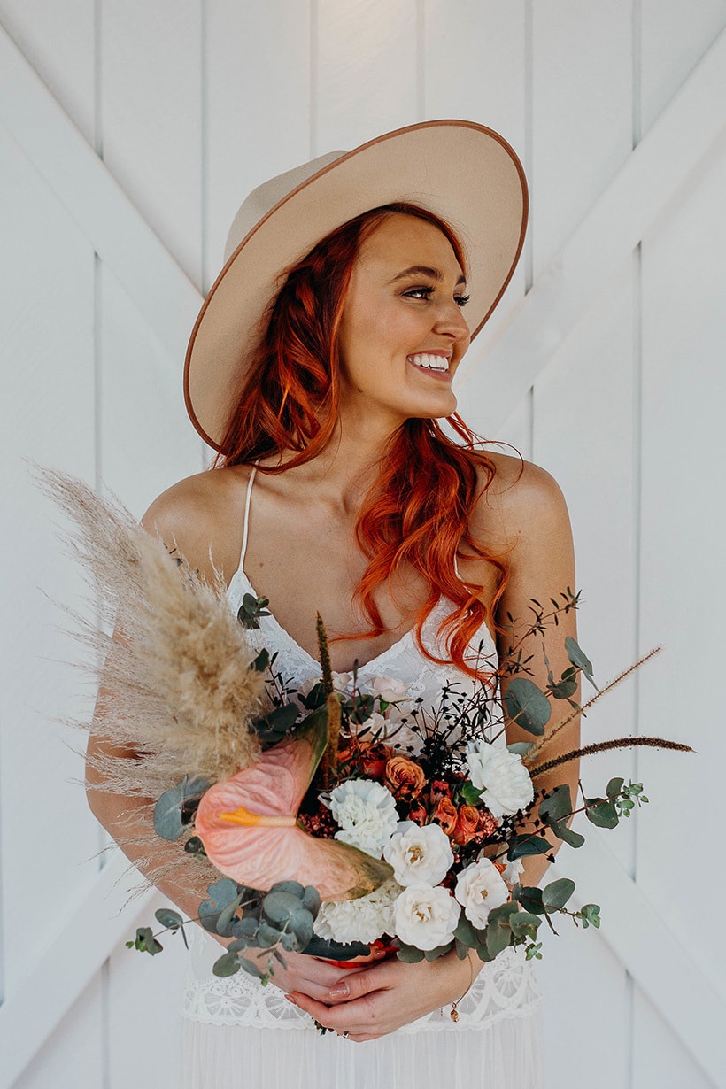 Burnt Orange Boho Desert Wedding Inspiration | Chasing Moments Photography