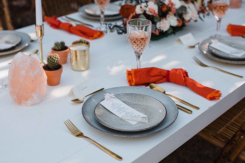 Burnt Orange Boho Desert Wedding Inspiration | Chasing Moments Photography