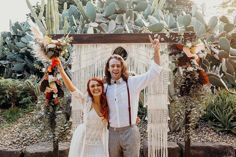 Burnt Orange Boho Desert Wedding Inspiration | Chasing Moments Photography