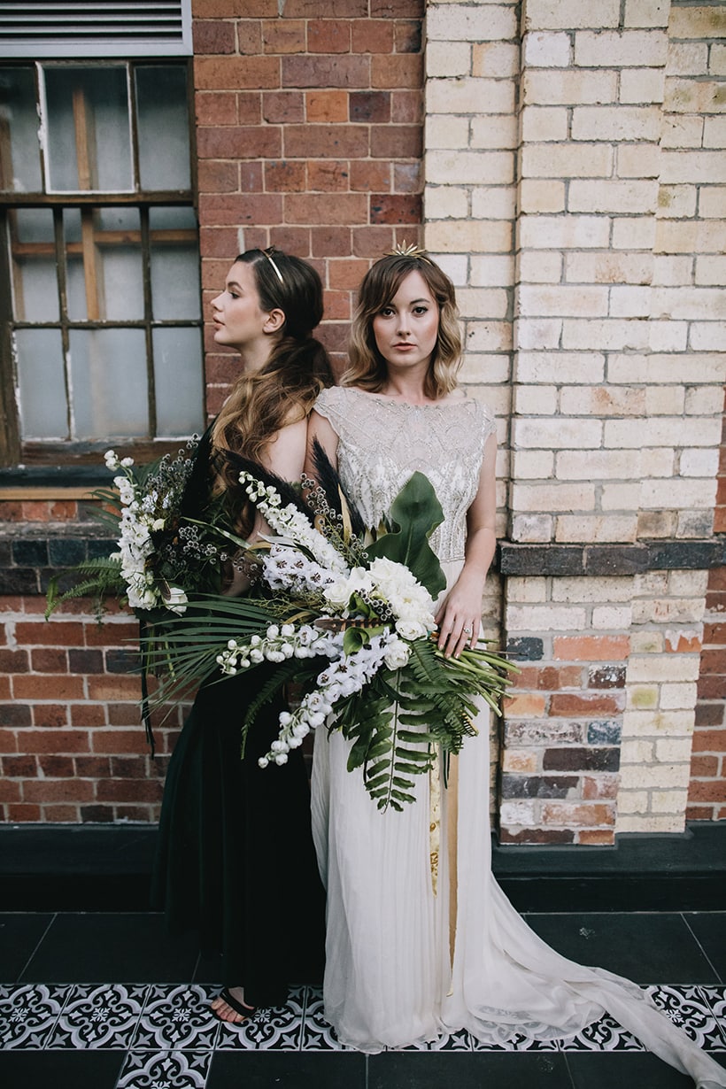 Emerald Art Deco Wedding Inspiration | Ode Studios