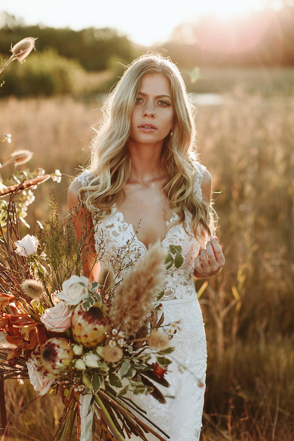 Fields of Gold Wedding Inspiration | Photography: Sam McGrath Photographer