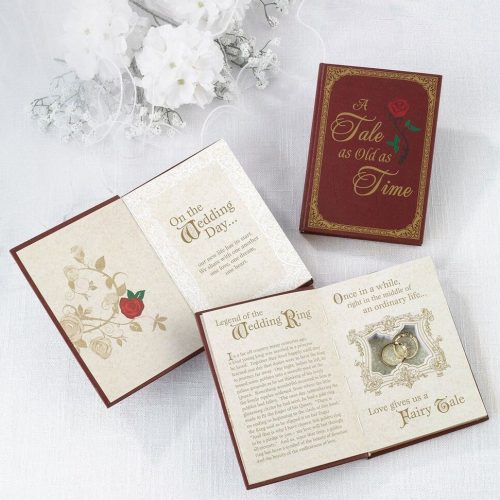 Whimsical Fairytale Wedding Ring Box Book