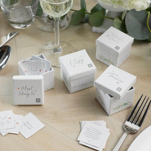 Wedding Table Icebreaker Games
