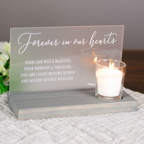 Forever in our Hearts Wedding Memorial Candle Display