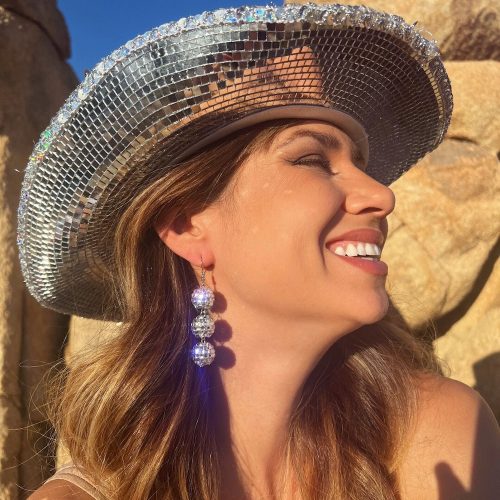 Disco Ball Trio Earrings