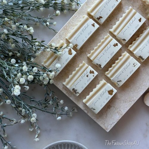 Personalised Vanilla & Coconut Scented Mini Soap Favours