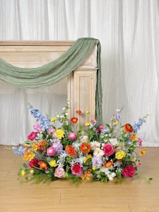 Wildflowers Faux Flower Aisle Decoration