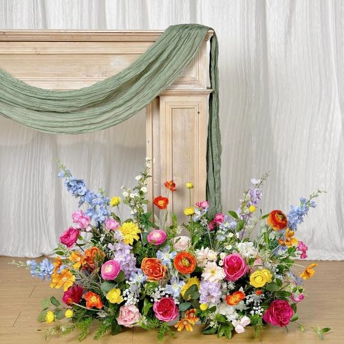 Wildflowers Faux Flower Aisle Decoration