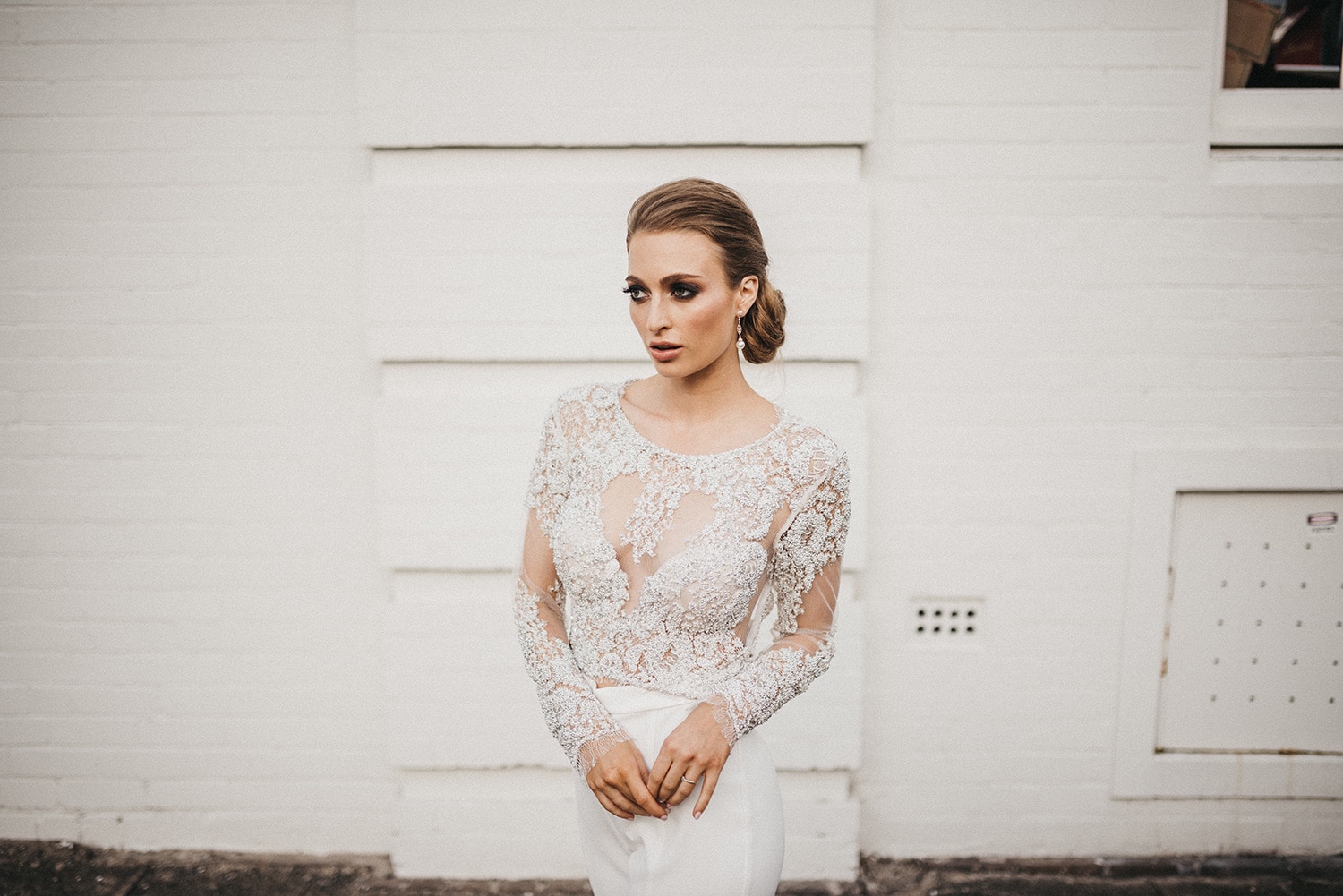 Industrial Chic Wedding Inspiration in Berry Hues | Photography: Loop Studios