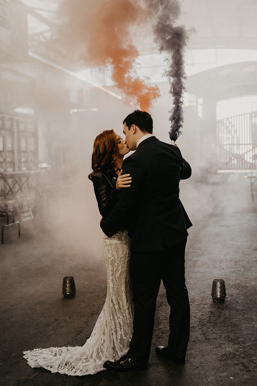 Intimate Modern Wedding Inspiration in Rust, Stone & Black | Photography: Doe and Deer Photography