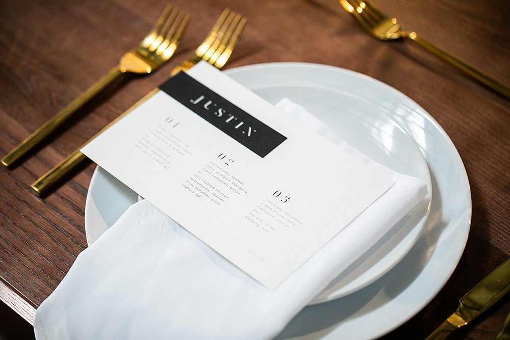 Modern Luxe Wedding Inspiration in Autumn Colours | Photography: Jason Soon Photography