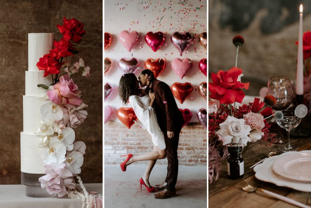 Modern Red & Pink Wedding Ideas