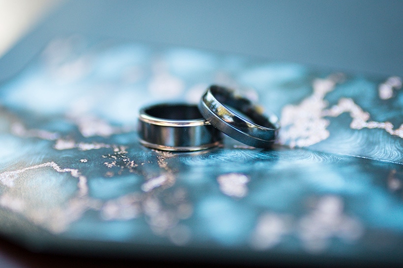 Modern Rustic Wedding Inspiration in Moody Blue & Copper | Jasmine Skye Photography