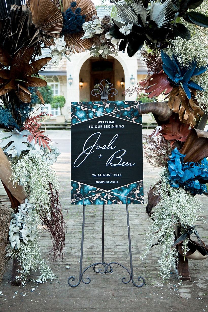 Modern Rustic Wedding Inspiration in Moody Blue & Copper | Jasmine Skye Photography