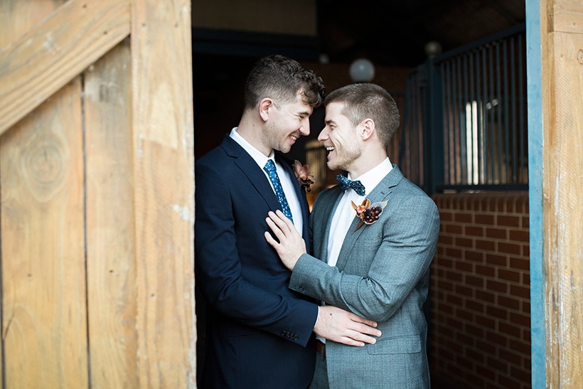 Modern Rustic Wedding Inspiration in Moody Blue & Copper | Jasmine Skye Photography