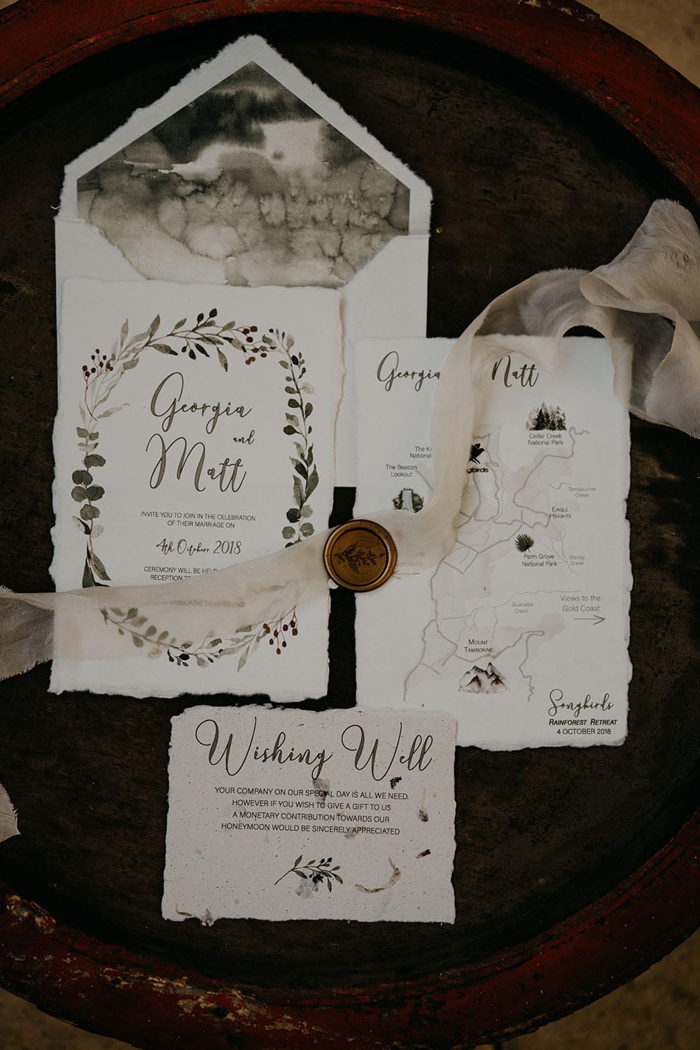Natural Romantic Wedding Inspiration at a Rainforest Retreat | White Parrot Photography & Film