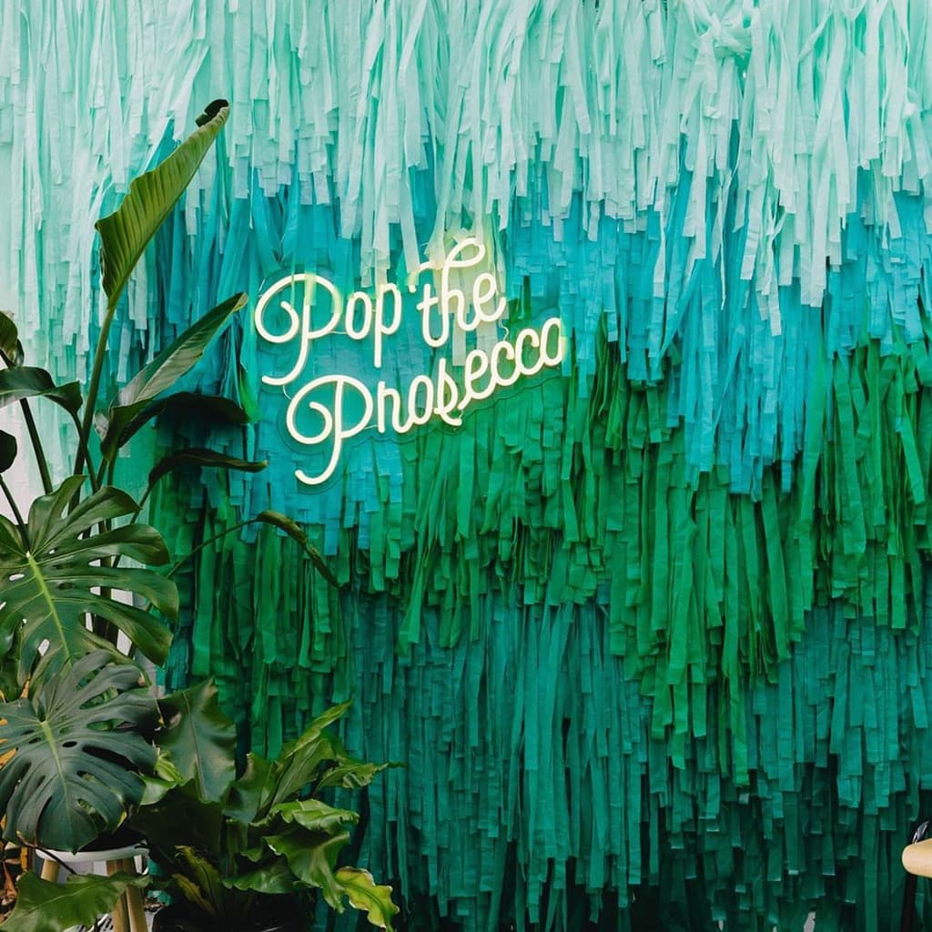 Pop the Prosecco Neon Sign by Electric Confetti | Photography: Urban Safari
