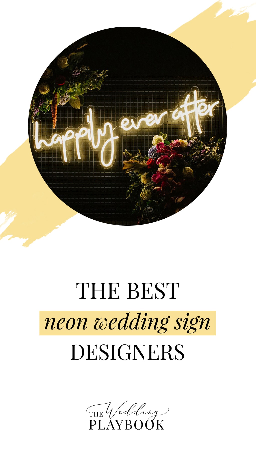 The Best Neon Wedding Sign Designers