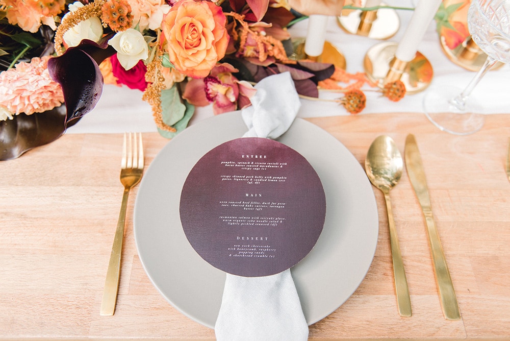 Violet Sunset Wedding Inspiration | Photography: Joy Philippe Photography