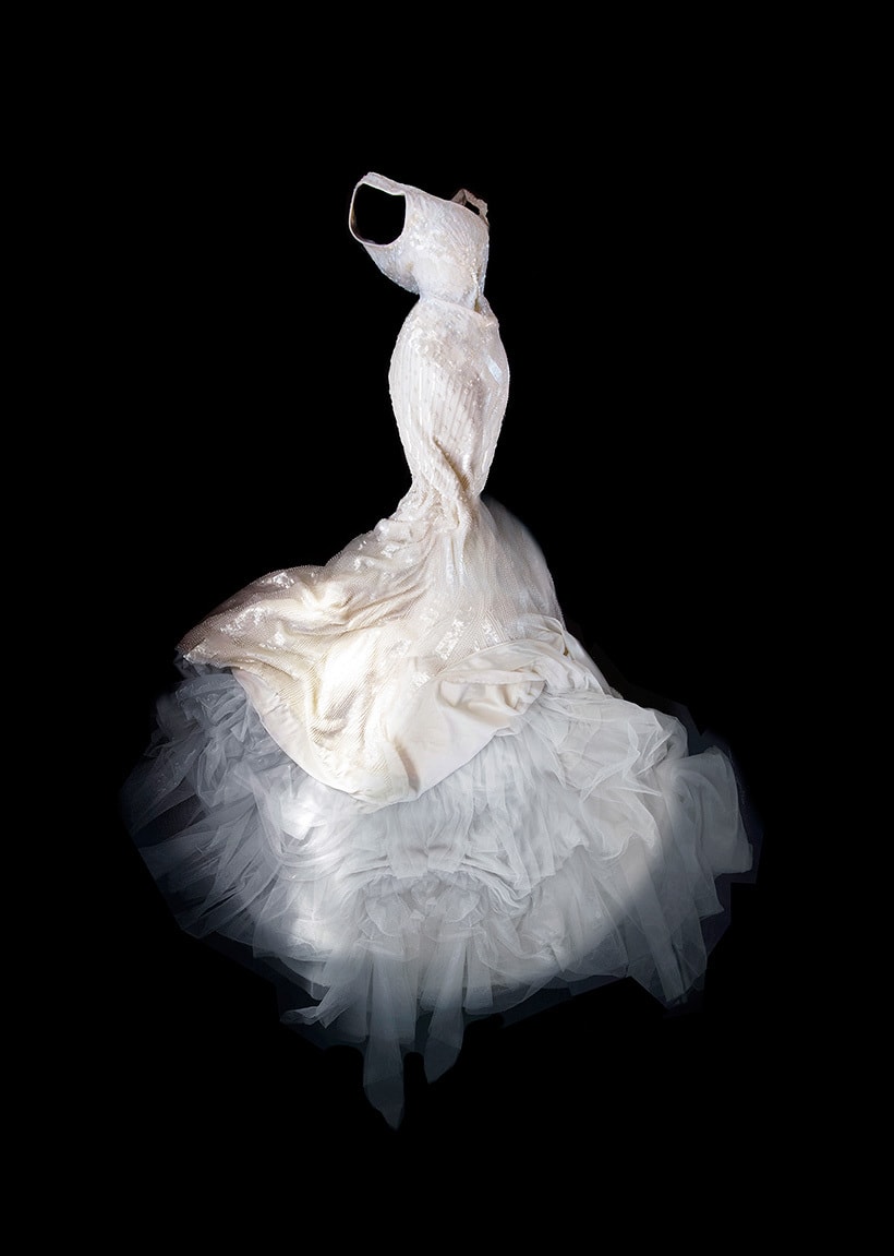 Enchanting wedding dress portrait photography | Meg Cowell