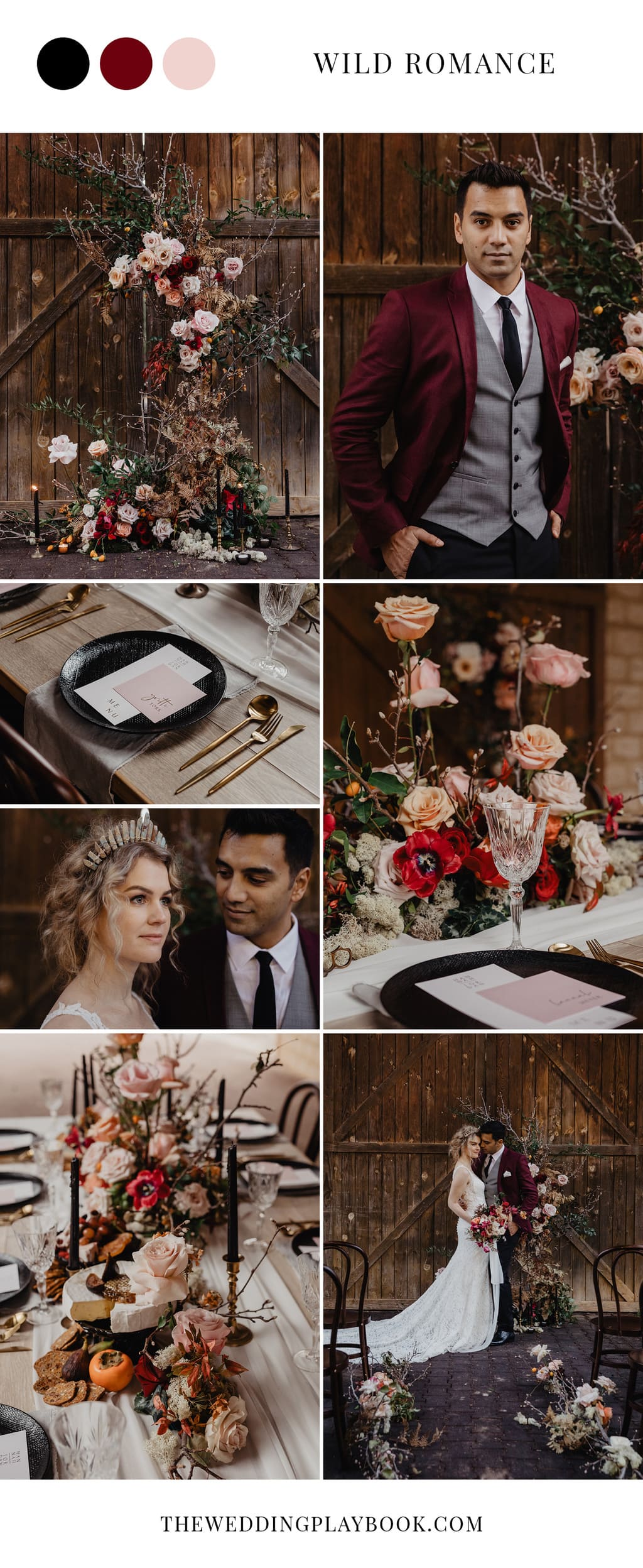 Wildly Romantic Barn Wedding Inspiration | Photography: Anna Pretorius Photography