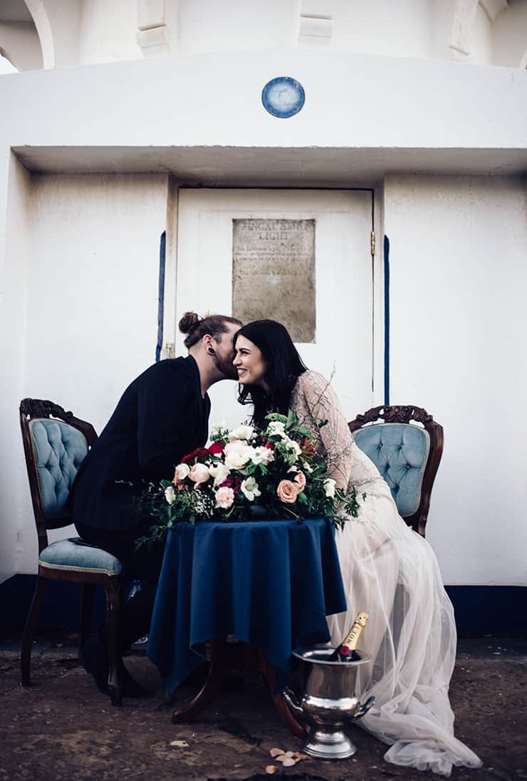 Windswept Seaside Elopement Inspiration | Peppermint Photography